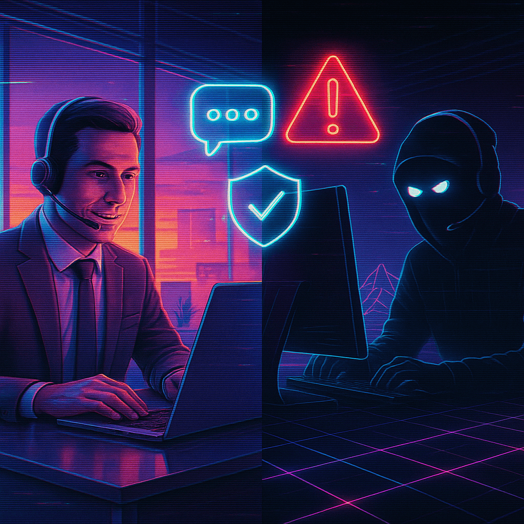 Social clone e customer care falso: la nuova trappola AI